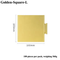 100 Pcs Set Golden Square Mini Cake Board 10cm - Cake Tools - Cake Boards - On Display