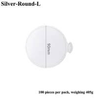 100 Pcs Set Silver Round Mini Cake Board 9cm - Cake Tools - Cake Boards - Product Detail