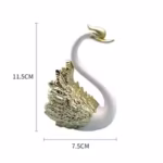 2 Pcs Set Swan Cake topper Gold - Cake Tools - Figure Toppers - Product Detail