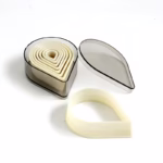 Water Drop Polyglass Cookie Fondant Cutter - Cake Tools - Cookie Cutters - On Display