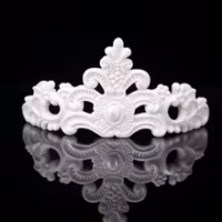 Crown Baroque Style Fondant Silicone Mould 1 - Cake Tools - Silicone Moulds - Close-up View