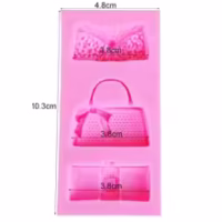 Barbie Hand Bags Fondant Silicone Mould - Cake Tools - Silicone Moulds - Product Detail