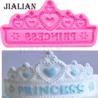 Princess Crown Fondant Silicone Mould - Cake Tools - Silicone Moulds - Full View