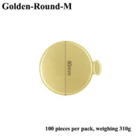 100 Pcs Set Golden Round Mini Cake Board 8cm - Cake Tools - Cake Boards - Close-up View