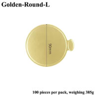 100 Pcs Set Golden Round Mini Cake Board Bases 9cm - Cake Tools - Cake Boards - Product Detail