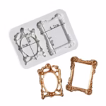 Vintage Mirror Frame Silicone Mould - Cake Tools - Silicone Moulds - On Display