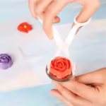 2 Pcs Set Flower Lifter Scissors & Nail - Cake Tools - Christmas - Full View