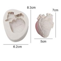 Heart Organ Fondant Silicone Mould,,