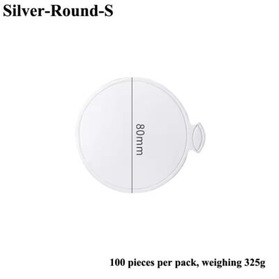 100 Pcs Set Silver Round Mini Cake Board 8cm - Cake Tools - Cake Boards - Product Detail