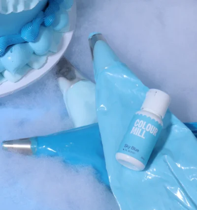 Colour Mill Sky Blue – Oil Based Food Colouring 20ml - Colour Mill - Oil Based Food Coloring-Candy Colors - Full View