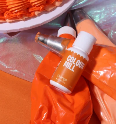 Colour Mill Orange – Oil Based Food Colouring 20ml - Colour Mill - Oil Based Food Coloring-Candy Colors - Showing Size