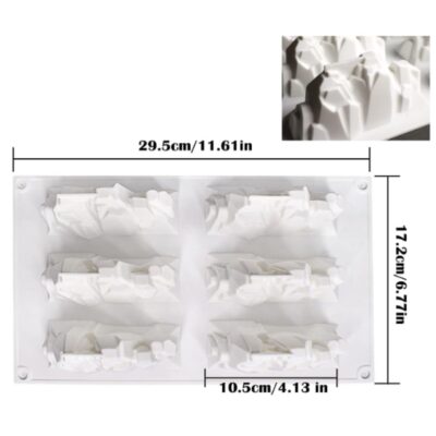 Ice Berg Mountain Shape Mousse Cake Silicone Baking Pan