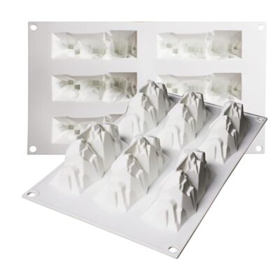 Ice Berg Mountain Shape Mousse Cake Silicone Baking Pan (2)