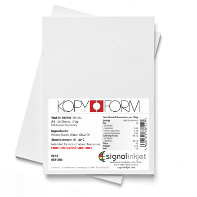 Kopyform Wafer Paper A4, 25 Sheets - Kopyform - Wafer Paper - Full View