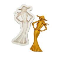 Fashion Girl Fondant Silicone Mould 2 - Cake Tools - Silicone Moulds - On Display
