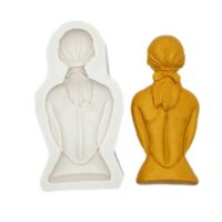 Fashion Girl Fondant Silicone Mould 3 - Cake Tools - Silicone Moulds - Close-up View