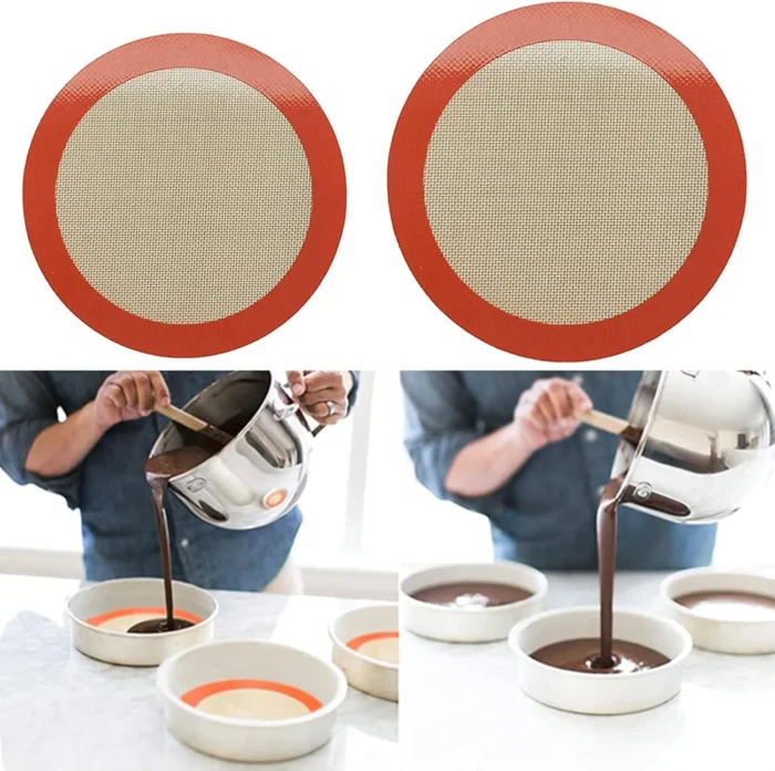 Non-Stick Round Silicone Baking Mat 22.8 cm - Cake Tools - Baking matt - Product Detail