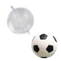 3D Football Polycarbonate Chocolate Mould - Cake Tools - Polycarbonate Moulds - Close-up View