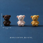 3 Pcs Set Bear Cake topper - Cake Tools - Figure Toppers - Full View
