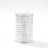 300 Pcs Set White Paper Cupcake Baking Liner 11cm - Cake Tools - Cupcake Supplies - Close-up View
