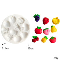 Fruit Fondant Silicone Mould - Cake Tools - Silicone Moulds - Close-up View