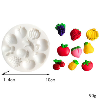 Fruit Fondant Silicone Mould - Cake Tools - Silicone Moulds - Close-up View