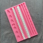 Decorative Border & Bead Silicone Mold - Cake Tools - Silicone Moulds - Full View