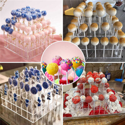 56 Holes Lollipop & Cake Pops Display Stand - Cake Tools - Cake pops Supplies - Full View