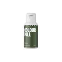Colour Mill Olive – Oil Based Food Colouring 20ml - Colour Mill - Oil Based Food Coloring-Candy Colors - Close-up View