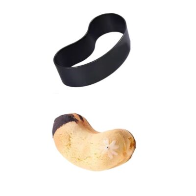 Piece Banana Shape Cake & Mousse Ring
