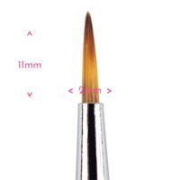 Sweet Sticks POINTED ROUND BRUSH #0 - Sweet Sticks - Cake Decorating Tools - Close-up View