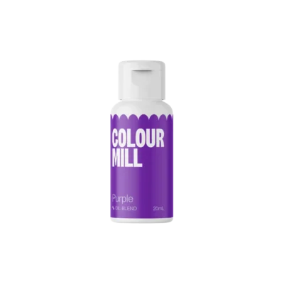 Colour Mill Purple – Oil Based Food Colouring 20ml - Colour Mill - Oil Based Food Coloring-Candy Colors - Showing Size