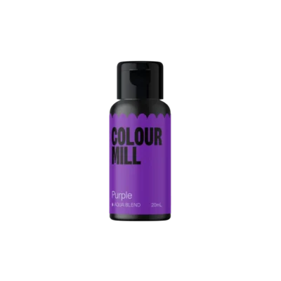 Colour Mill Purple – Water Based Food Colouring 20ml - Colour Mill - Water Based Food Coloring - Showing Size