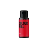Colour Mill Red – Water Based Food Colouring 20ml - Colour Mill - Water Based Food Coloring - Close-up View