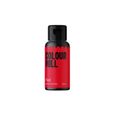 Colour Mill Red – Water Based Food Colouring 20ml - Colour Mill - Water Based Food Coloring - Close-up View