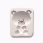 Teddy Bear Fondant Silicone Mould - Cake Tools - Silicone Moulds - Close-up View