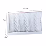 Knitting Texture Fondant Embosser Silicone Mould - Cake Tools - Silicone Moulds - Close-up View