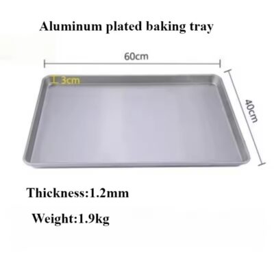 Aluminum Baking Tray – 60cm x 40cm x3cm - Cake Tools - Cake Baking Pans - On Display