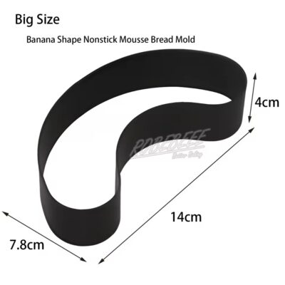 2 Pcs Piece Banana Shape Cake & Mousse Ring - Cake Tools - Tart Rings - Product Detail