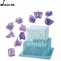 Alphabet Letter Number Fondant Cutter - Cake Tools - Plungers & Cutters - Full View