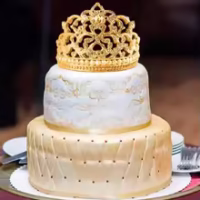 Crown Baroque Style Fondant Silicone Mould - Cake Tools - Silicone Moulds - Close-up View