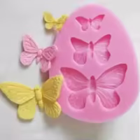 Butterfly Fondant Silicone Mould - Cake Tools - Silicone Moulds - Showing Size
