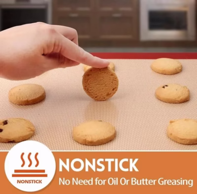 Non-Stick Silicone Baking Mat 30×20 cm - Cake Tools - Baking matt - Showing Size