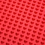 Mini Heart Shaped Silicone Mold 255 Cavity - Cake Tools - Silicon Baking pan - Close-up View