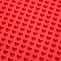 Mini Heart Shaped Silicone Mold 255 Cavity - Cake Tools - Silicon Baking pan - Close-up View