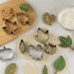 12 Pcs Set Leaf Cookie Fondant Cutter - Cake Tools - Plungers & Cutters - On Display