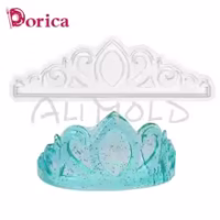 Crown Fondant Silicone Mould 3 - Cake Tools - Silicone Moulds - Showing Size
