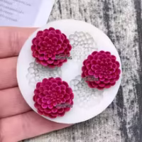 Dahlia Flower Fondant Silicone Mould - Cake Tools - Silicone Moulds - Full View