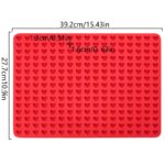 Mini Heart Shaped Silicone Mold 255 Cavity - Cake Tools - Silicon Baking pan - Product Detail