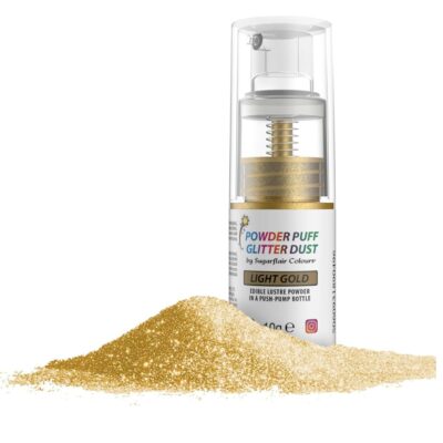 SUGARFLAIR Glitter Dust Light Gold Puff Spray 10g